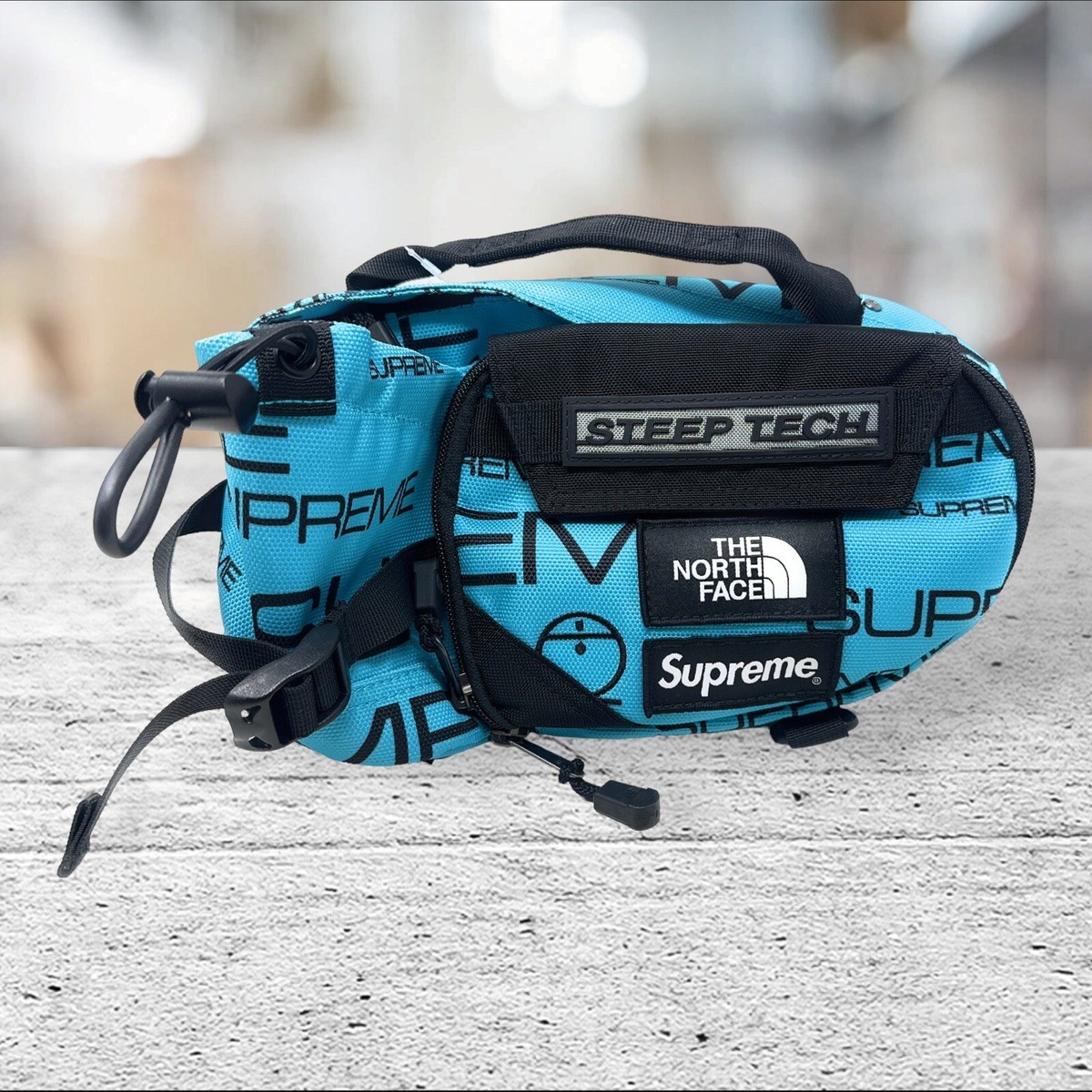 Supreme x The North Face Steep Tech Waistbag Fannypack Teal Supreme x The North Face Steep Tech Waistbag Fannypack Teal