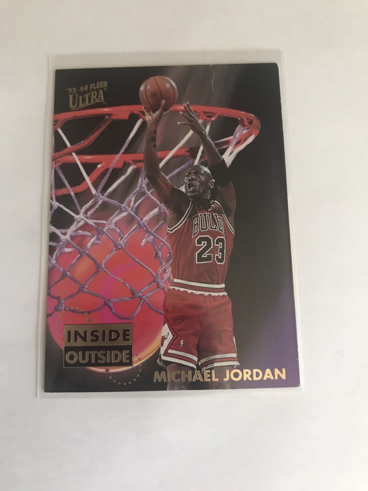 1993-94 Fleer Ultra - Inside Outside - Michael Jordan - Chicago Bulls - #4
