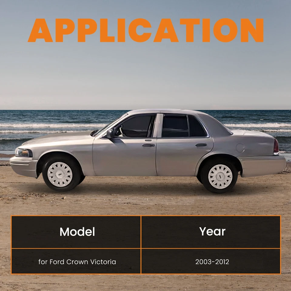 Front  Air Ride Bag Brackets Strut Lower Control For Ford Crown Victoria 2003-12 - Image 4 of 4