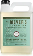 Mrs. Meyer's Clean Day Liquid Dish Soap Refill, Biodegradable Formula