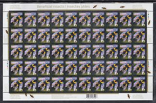 Canada Scott 2408 MNH Plate Sheet - 2010 Beneficial Insects - Picture 1 of 1