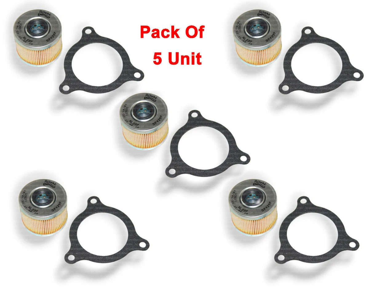 5x Oil Filter Kit Compatible With Royal Enfield Himalayan Scram