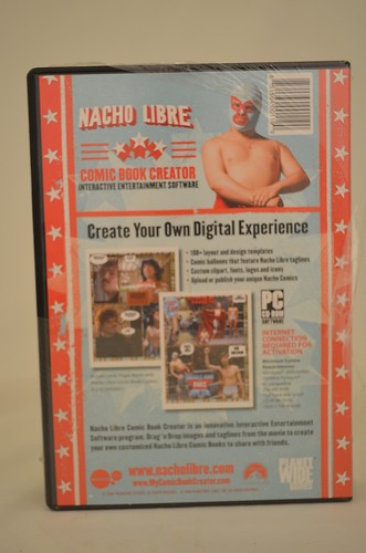 Jack Black in Nacho Libre CREADOR DE CÓMICS PC CD-ROM SOFTWARE Planet Wide Juego - Imagen 2 de 2