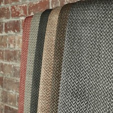 Fire Treated Herringbone Striped Pattern Upholstery Cushion Curtain Sofa Fabric