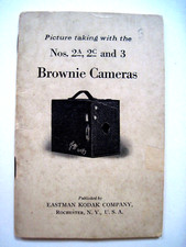 1921 Booklet Titled "Brownie Cameras" by "Eastman Kodak Co." Rochester, NY 