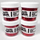 NEW 2 OZ. Jar RED High Temp Glitter .030 Hex Fishing plastisol Soft Plastic Bait