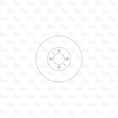 Brake Disc Rotors For Kia Rio Front Axle Abtex BD1908V