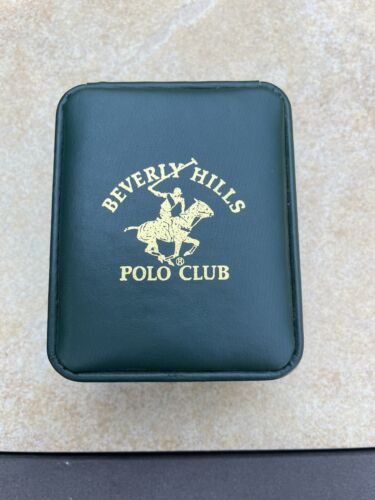 Beverly Hills Polo Club Gold Tone Chronometer MENS Wristwatch in Box - Running - Picture 9 of 9