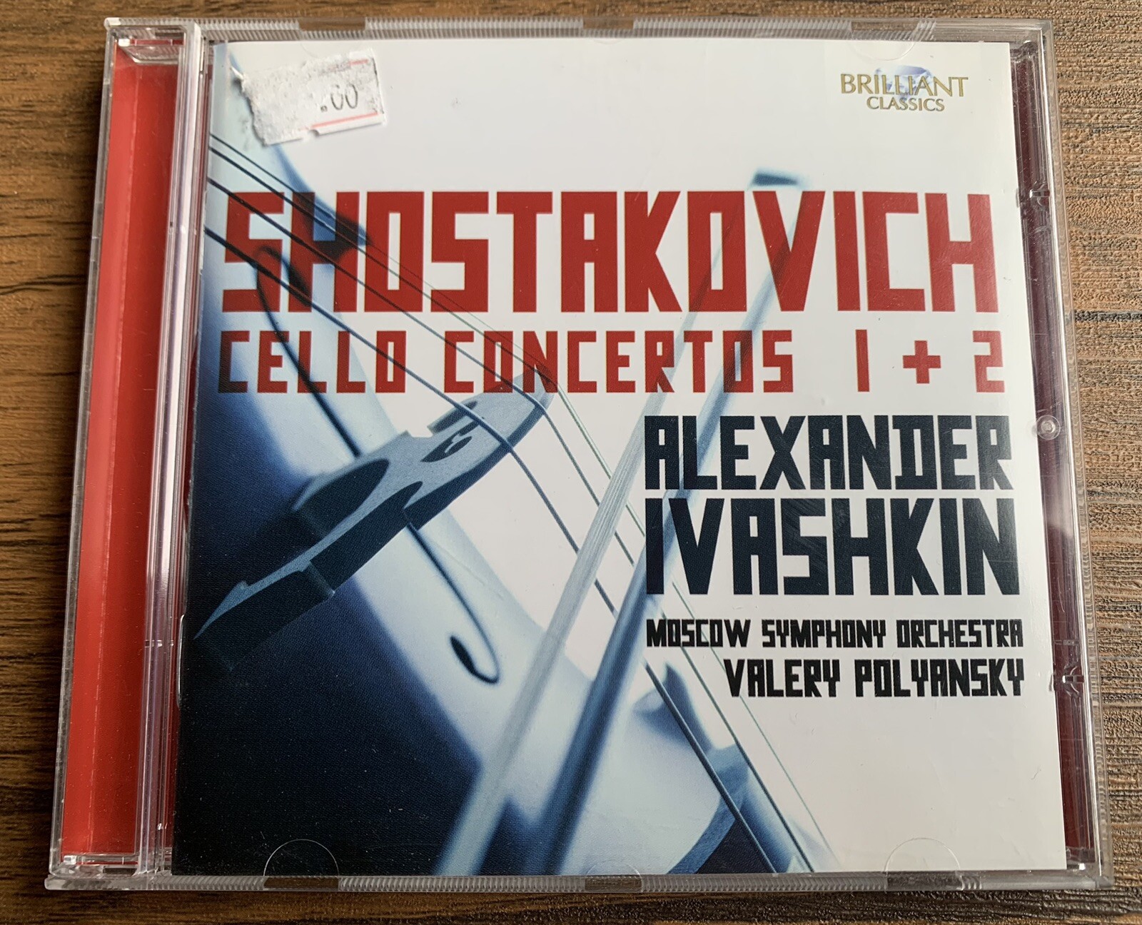 SHOSTAKOVICH Cello Concertos 1 & 2 IVASHKIN POLYANSKY MOSCOW SYMPHONY ORCHESTRA