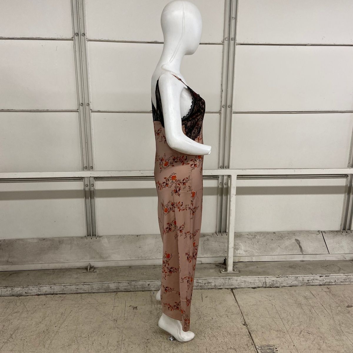 ワンピース Annecy Belted Dress lady sax M SPECIAL ITEM* 60's～70's GUNNE SAX LACE DESIGN LONG DRESS