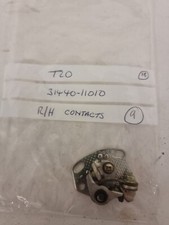 NOS SUZUKI T20 T200 GENUINE RIGHT CONTACT BREAKER POINTS 31440-11010 