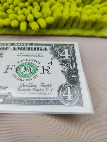 ALGOR LIBERAL RESERVE NOTE, 2000 Four Dollar Bill - Picture 11 of 13