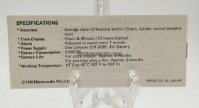 GAME WATCH BALLOON FIGHT CRYSTAL SCREEN NINTENDO BF 803 ORIGINAL INSTRUCTIONS '86