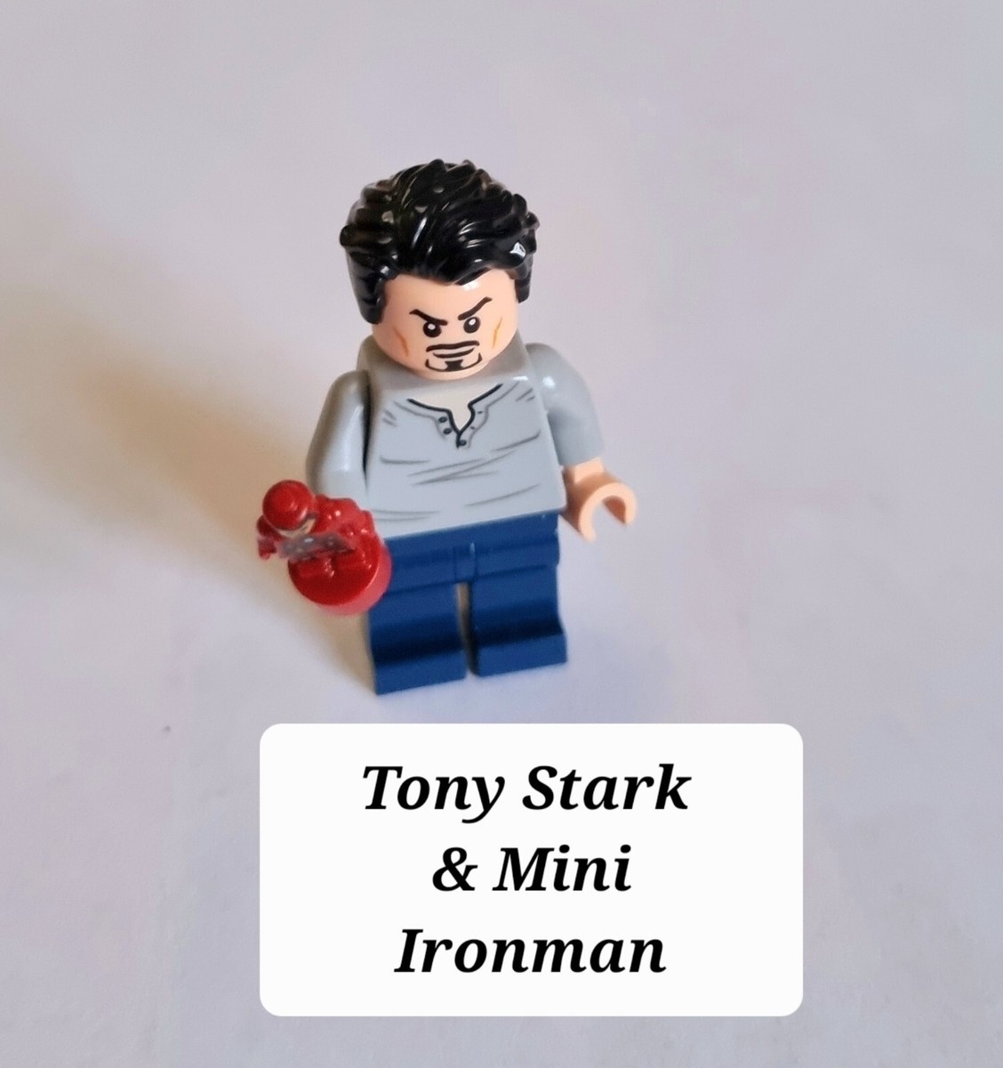 NEW LEGO RARE 76167 MARVEL SUPERHEROES TONY STARK MINIFIGURE