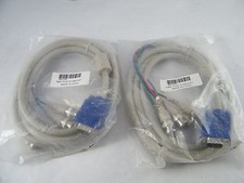  2 NEW 5 BNC TO HD-15 CABLE / BNC-VGA 6' LENGTH