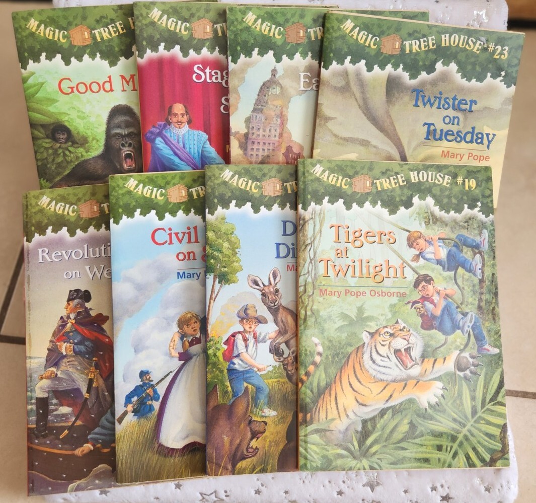 Lot of 8 📚 Magic Tree House Paperback Books 19-26 Series, Set | eBay