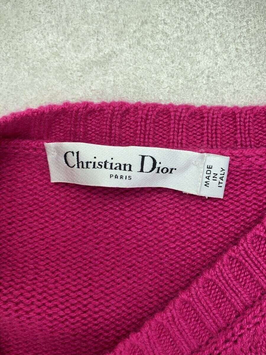 Christian Dior ピンク 半袖ニット　4N2507 Christian Dior short sleeve Sweater pink 38 | eBay