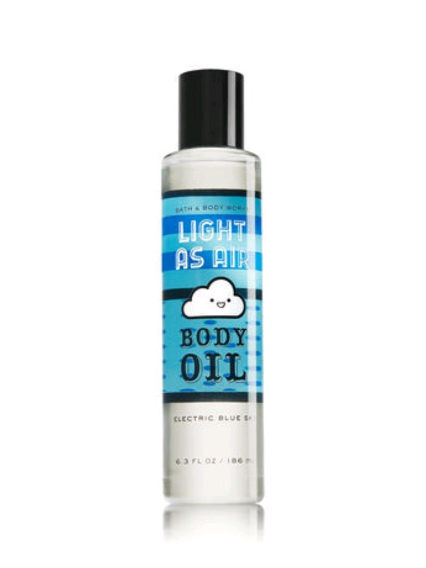 Bath Body Works Electric Blue Sky Amazing Body Cream & Light