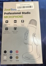 ZealSound K66 Professional Studio Microphone Plug Play Instant Mute Real Time