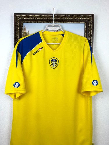 Leeds United football shirt 2008 Soccer Train Jersey Mens Yellow Trikot Size M - Picture 2 of 14