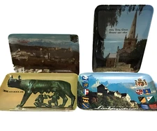 Vtg Ashtray Lot of 8 London Italy Germany Ireland Niagara John Hinde Sampson