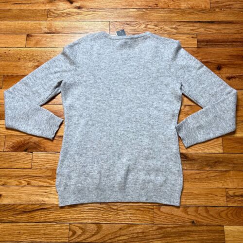 Charter Club Womens 100% Cashmere Sweater Luxury Light Grey NWT $349 Size Small - Picture 6 of 8