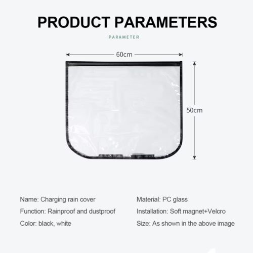 Tesla Model 3, Y Outdoor Charging Port Protector Cover Rain, Dust, 2017-2025 - Picture 6 of 6