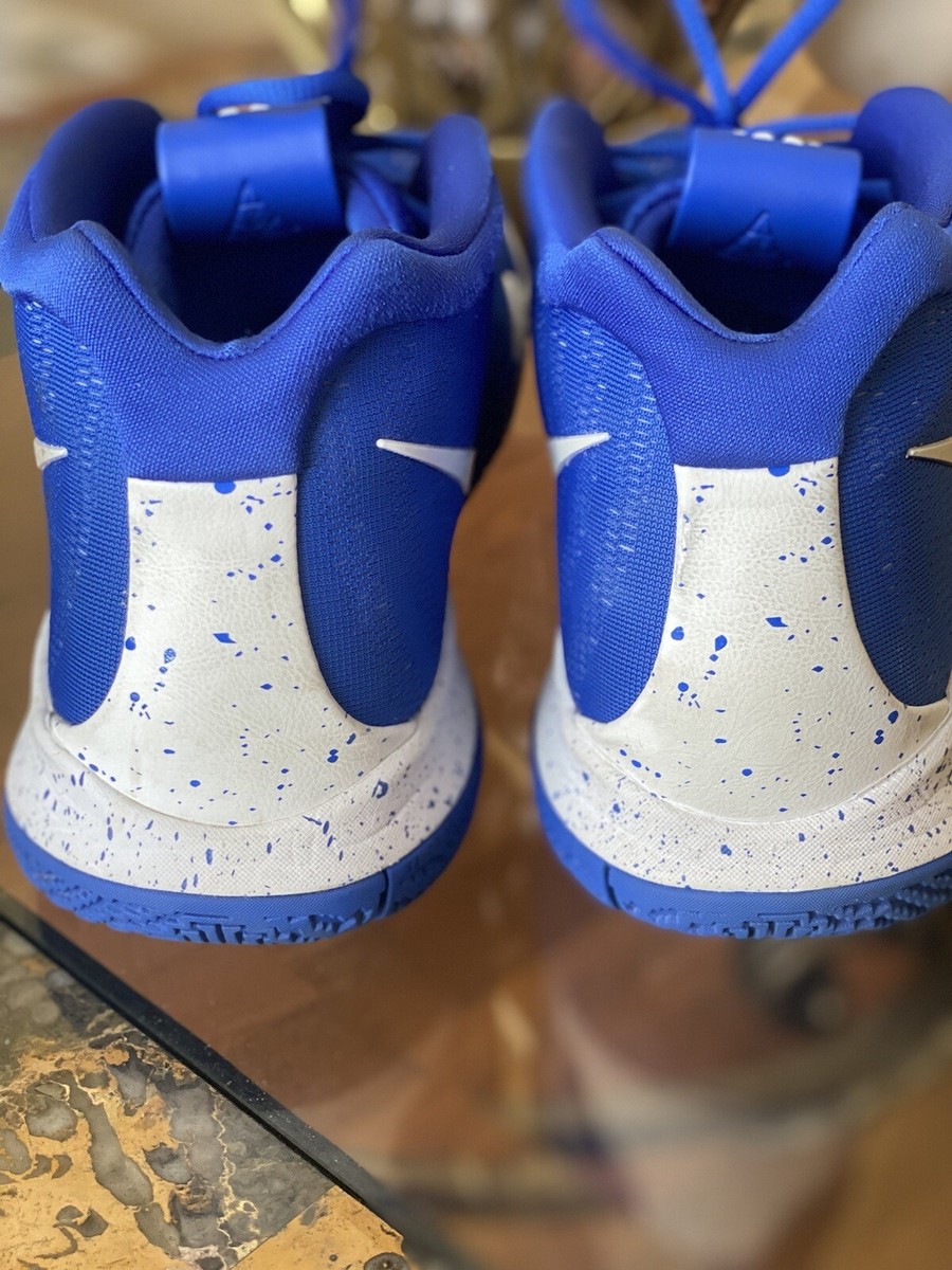 Nike Kyrie 4 Tb Mens Shoes Size 7.5 Royal Blue White  display picture 2