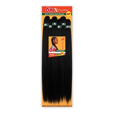 Sensationnel 6 x X-Pression vorgespanntes Geflecht 147,3 cm (SM1B/27)