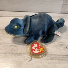 TY Beanie Baby - RAINBOW the Chameleon  9 inch - MWMTs Stuffed Toy