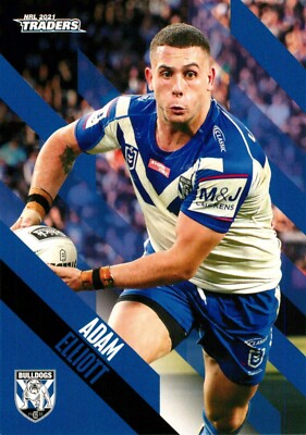 2021 CANTERBURY BULLDOGS NRL Card ADAM ELLIOTT Traders