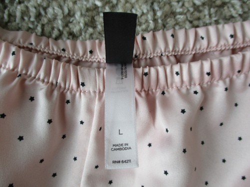 BNWT Ambrielle 2pc women intimates/lingerie set, Size L, Pink blush star, $44 - Picture 2 of 8
