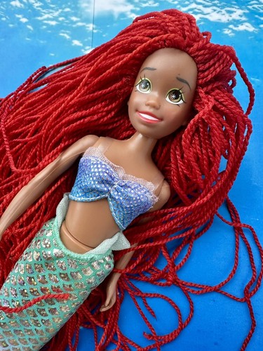 Custom Ariel Shelly As Halle Vintage Tyco Disney The Little Mermaid Barbie Doll