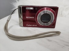 BROKEN FOR PARTS Sony Cybershot DSC-W370 14.1MP Digital Camera Burgandy Red