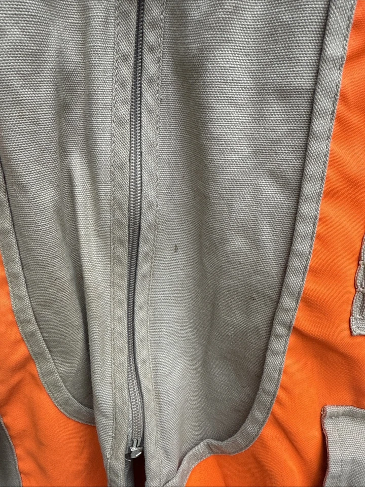 Vintage Winchester Conceal Hunting Vest XL Vest Tan & Orange Duck See Note - Image 3 of 4