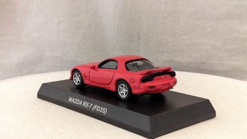 KYOSHO 1/64 Mazda RX-7 FD3S Diecast Model Car Red Free Shipping - Picture 5 of 16