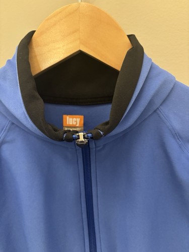 Lucy Tech Full Zip Jacket Athletic Activewear Golf Run Cornflower Blue Small - Picture 7 of 11