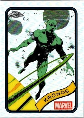 2025 Topps Chrome Marvel Refractor KRONOS No. 25!