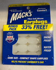 Pillow Soft Silicone Earplugs, 8 Pair – The Original Moldable Silicone Putty