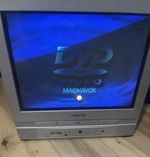 Magnavox MSD520FE 20" CRT TV DVD Combo Flat Screen Retro Gaming RCA Remote -READ