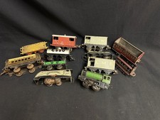 1930s O Gauge HORNBY & WELLS Clockwork Wind Up train lot