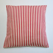 CUSHION COVERS - STRIPES - CLASSIC FARMHOUSE COUNTRY - COTTAGE COASTAL SEASIDE