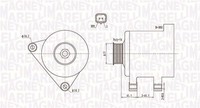Lichtmaschine FÜR CitroËN C3 I (Fc , FN ) - Magneti Marelli 063731741010