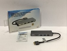 SMK Link USB-C Dual 4K Multi-Stream Mini Docking Station w/ 100W USB-C VP6960CAB