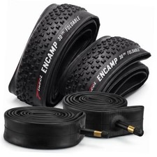 Set 26 x 2.25 Mountain Bike Tire Tubes Schrader - Foldable 57-559, 30 TPI