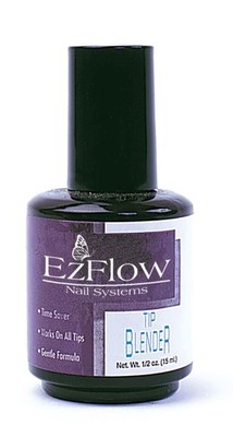 EzFlow Nail Tip Blender - Smoothes Seams & 0.5 Fl Oz (Pack of 1), Purple 