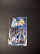 Final Fantasy X PS2 Manual No Game