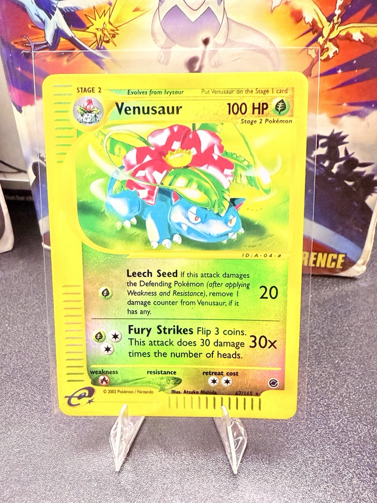 Pokémon TCG Venusaur Expedition Reverse Holo Base Set 67/165 Near Mint NM