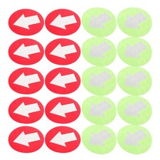 20pcs reflektierende Trailmarkierungen Wanderwegmarkierungen Reflektierende