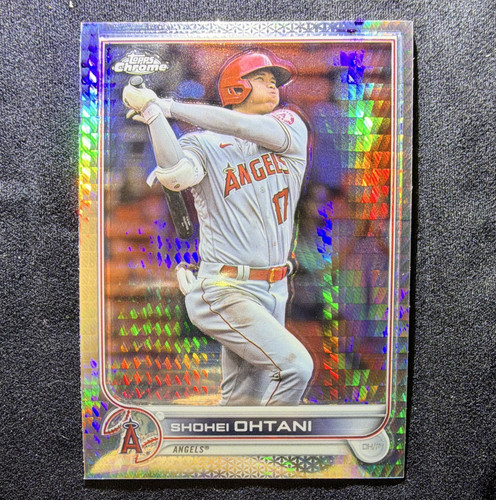 2022 Topps Chrome prizm refractor Shohei Ohtani Los Angeles